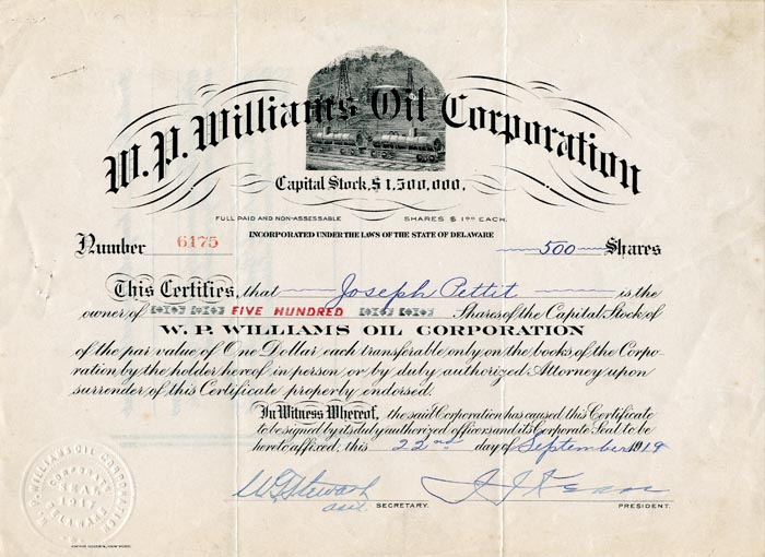 W. P. Williams Oil Corporation